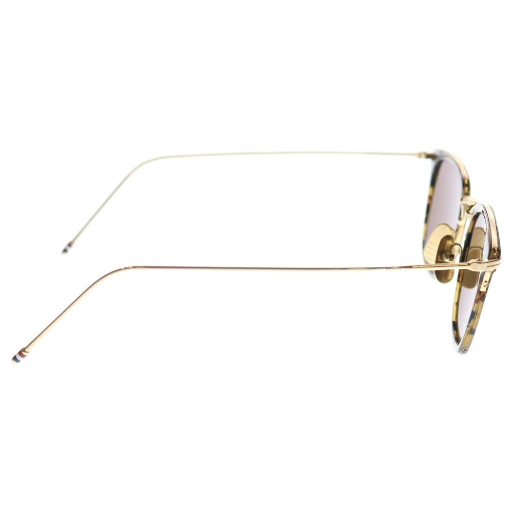 THOM BROWNE(トムブラウン) ウエリントンフレーム サングラス メガネ ゴールド TBS905