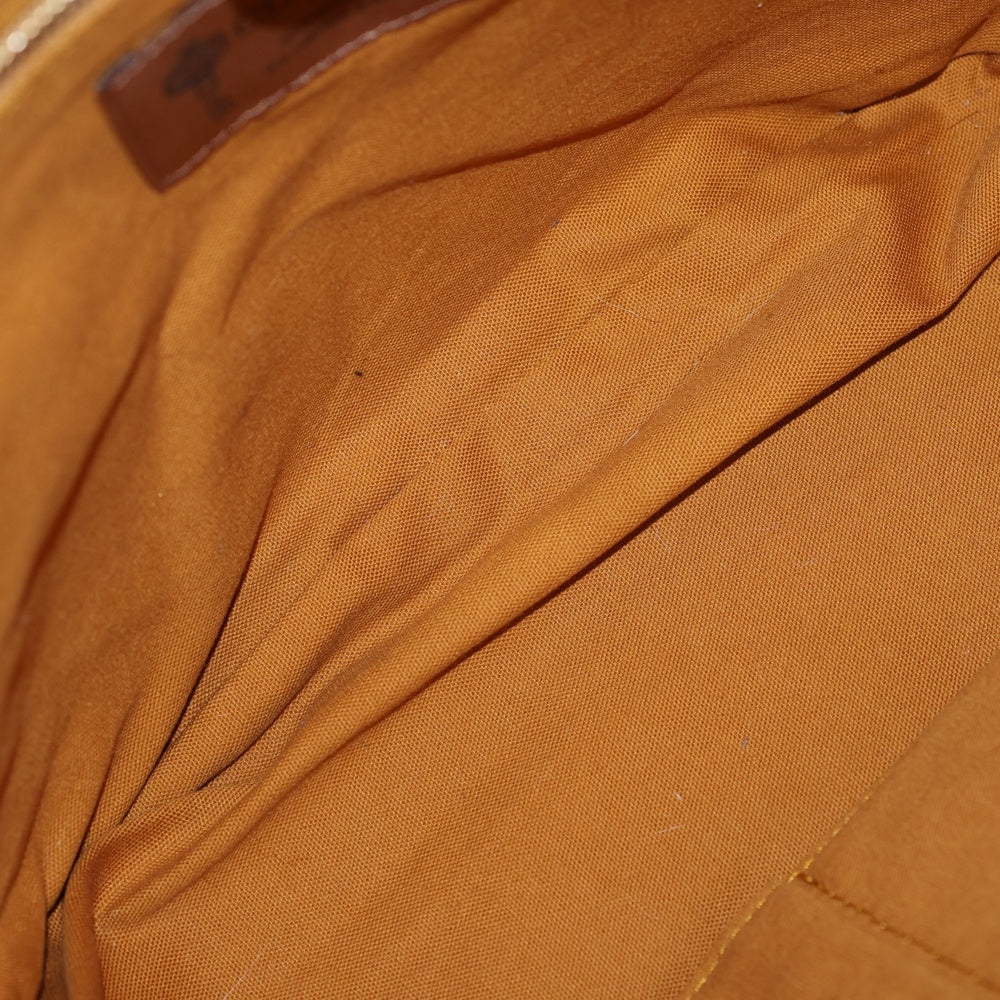 CLEDRAN(クレドラン) ハラコ 切替 レザー ハンド バッグ レディース ブラウン