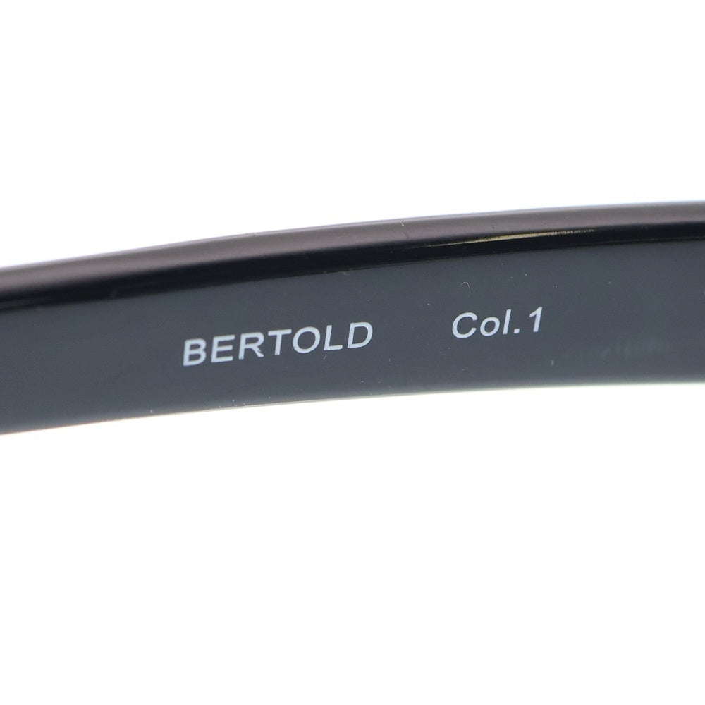 Lesca Lunetier(レスカ) BERTOLD Col.1 ベルトルド ボストンシェイプ クラウンパント メガネ サングラス 眼鏡 ブラック