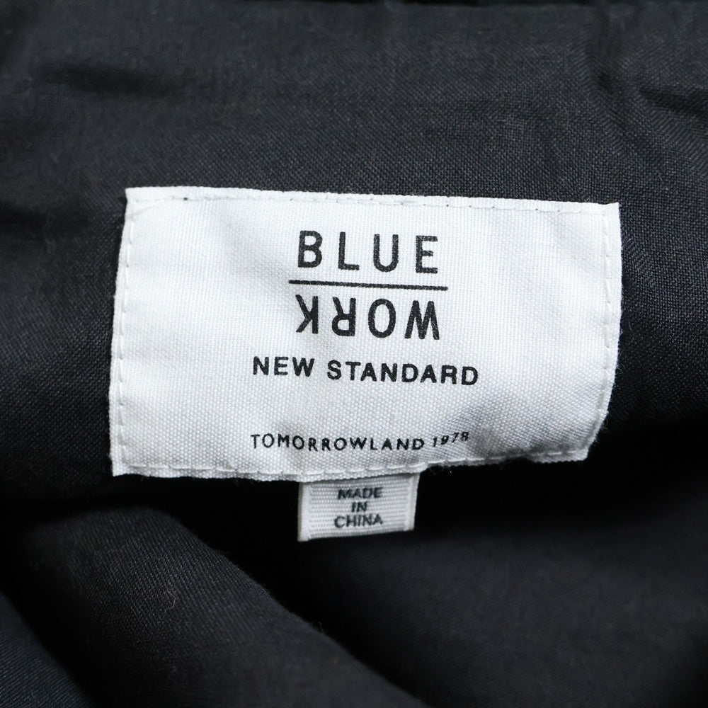 BLUE WORK(ブルーワーク) ジップアップ中綿ジャケット ブラック 54-08-64-08213