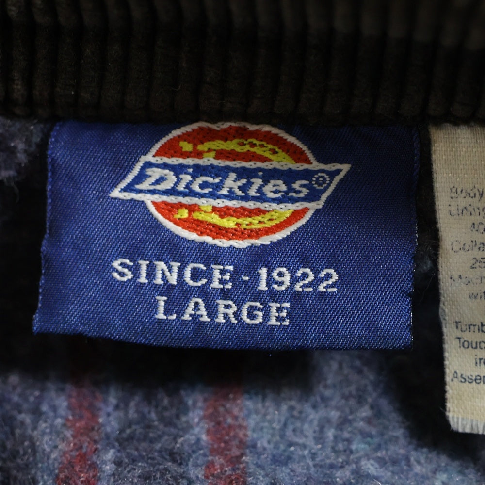 Dickies(ディッキーズ) 90S 裏ブランケット ロゴパッチ ダック地 カバーオール ジャケット カーキ/ブラウン