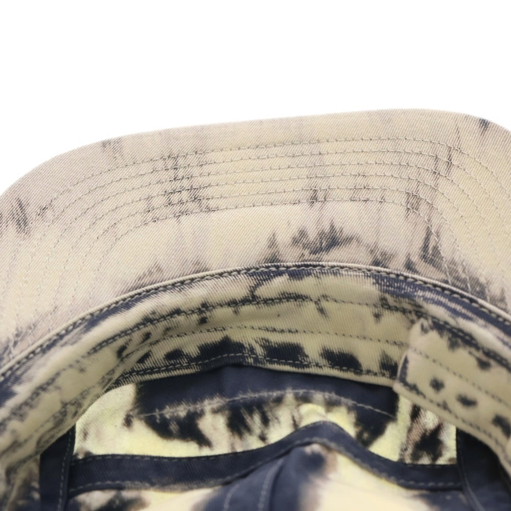 SUPREME(シュプリーム) 24SS Bleached Chino Camp cap ブリーチ加工 チノキャンプキャップ 帽子 ホワイト/ブルー