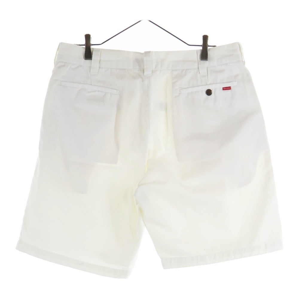 SUPREME(シュプリーム) 18SS Work Short ワーク チノ ジップフライショーツ ハーフパンツ ホワイト
