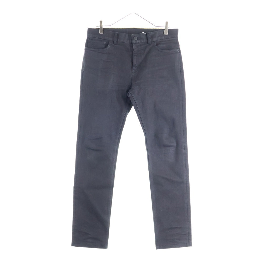 LOUIS VUITTON(ルイヴィトン) モノグラムパッチ ストレートデニムパンツ ジーンズ ブラック