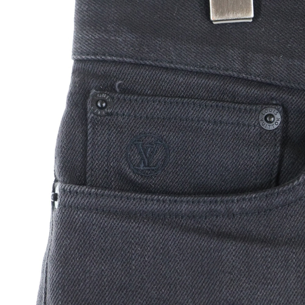 LOUIS VUITTON(ルイヴィトン) モノグラムパッチ ストレートデニム