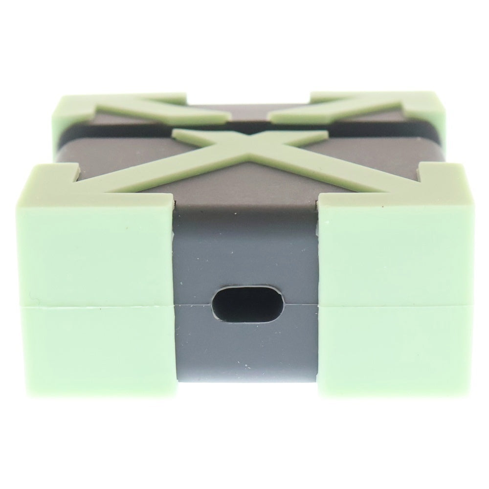 OFF-WHITE(オフホワイト) AIRPODS CASE シリコン エアーポッツ ケース グレー/グリーン OMZS22-RTW1251