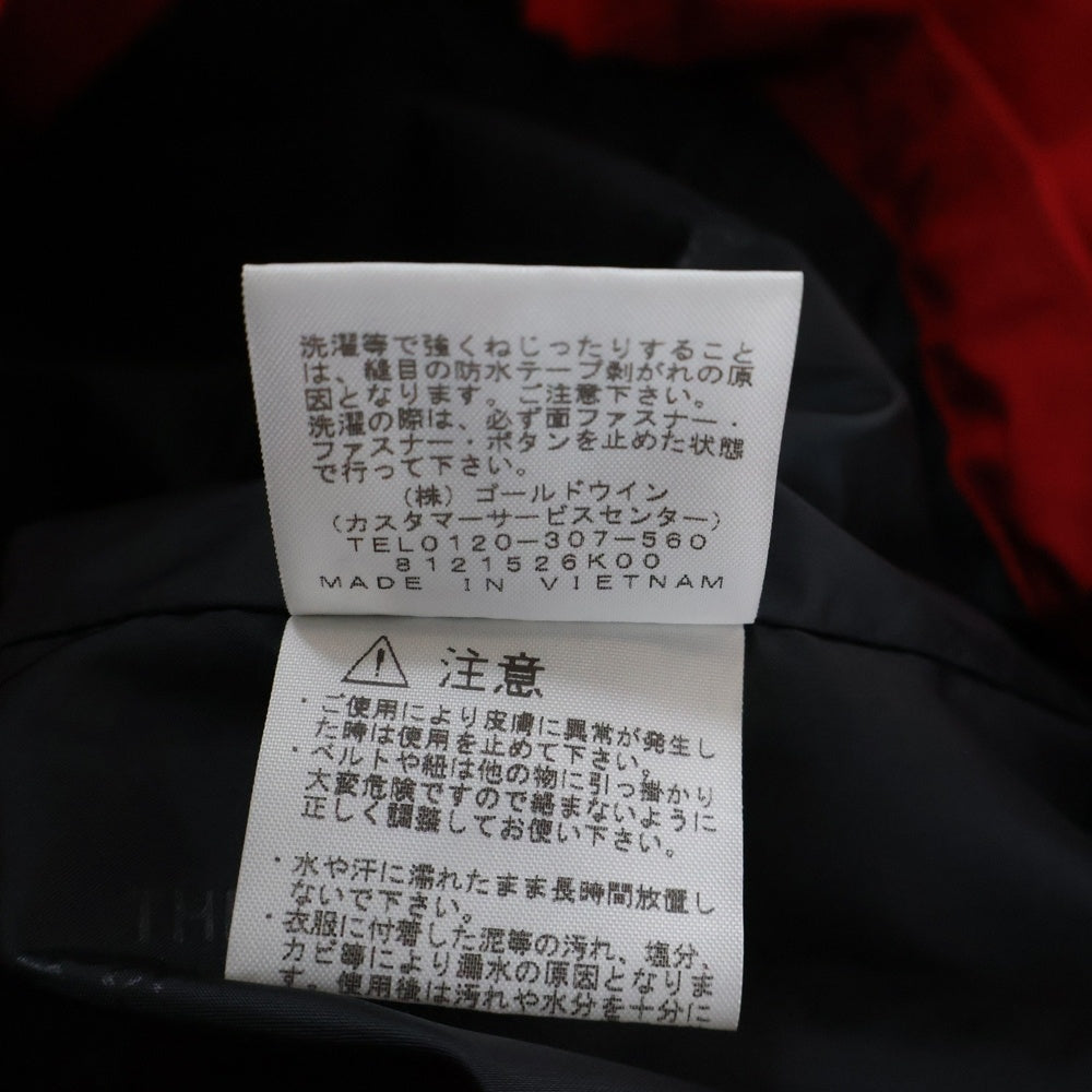 THE NORTH FACE(ザノースフェイス) MOUNTAIN LIGHT JACKET GORE-TEX マウンテン ナイロン ライトジャケット ゴアテックス レッド/ブラック NP11834