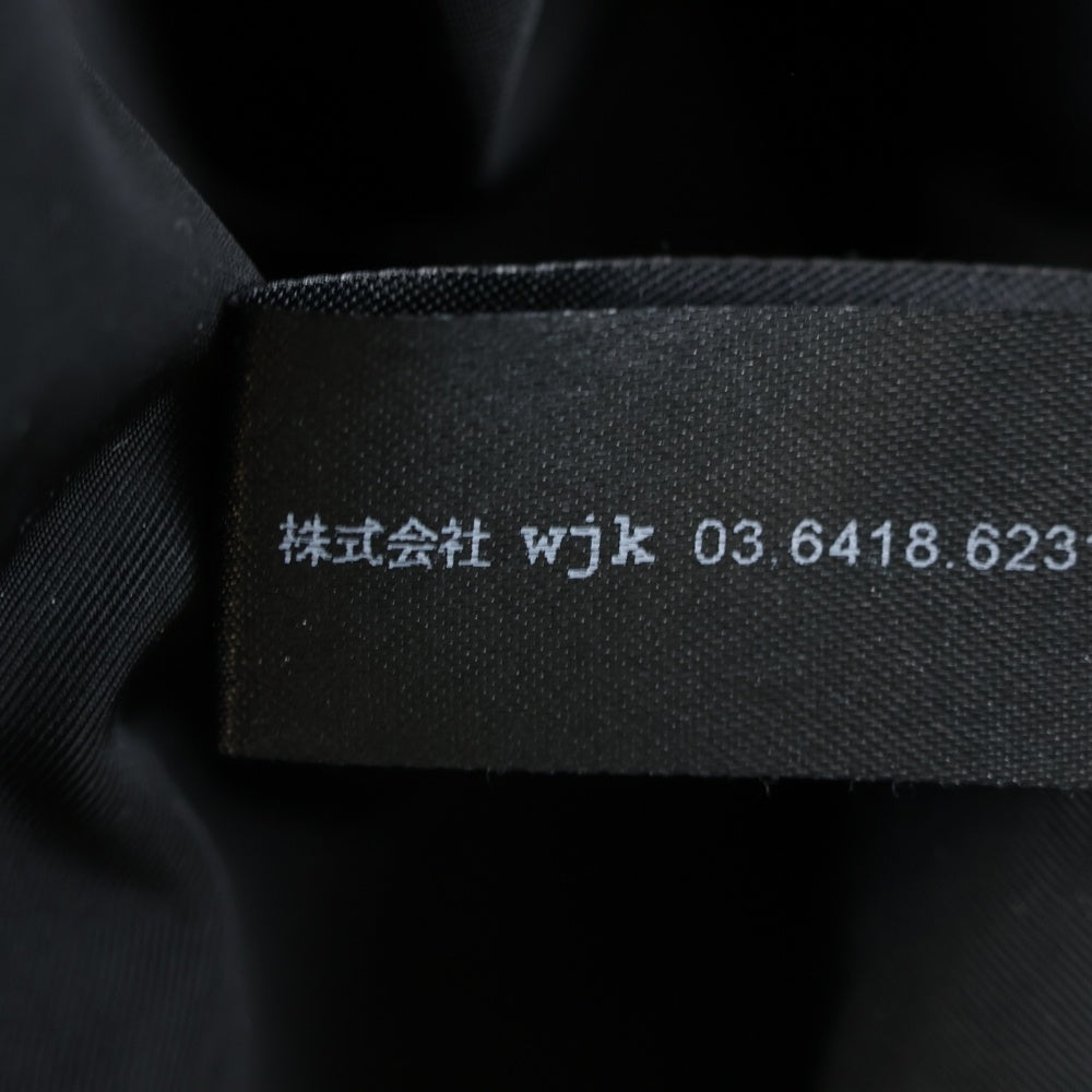 wjk(ダブルジェイケイ) SIMPLE DOWN JACKET シンプルダウンジャケット ダブルジップフーデッドジャケット ブラック