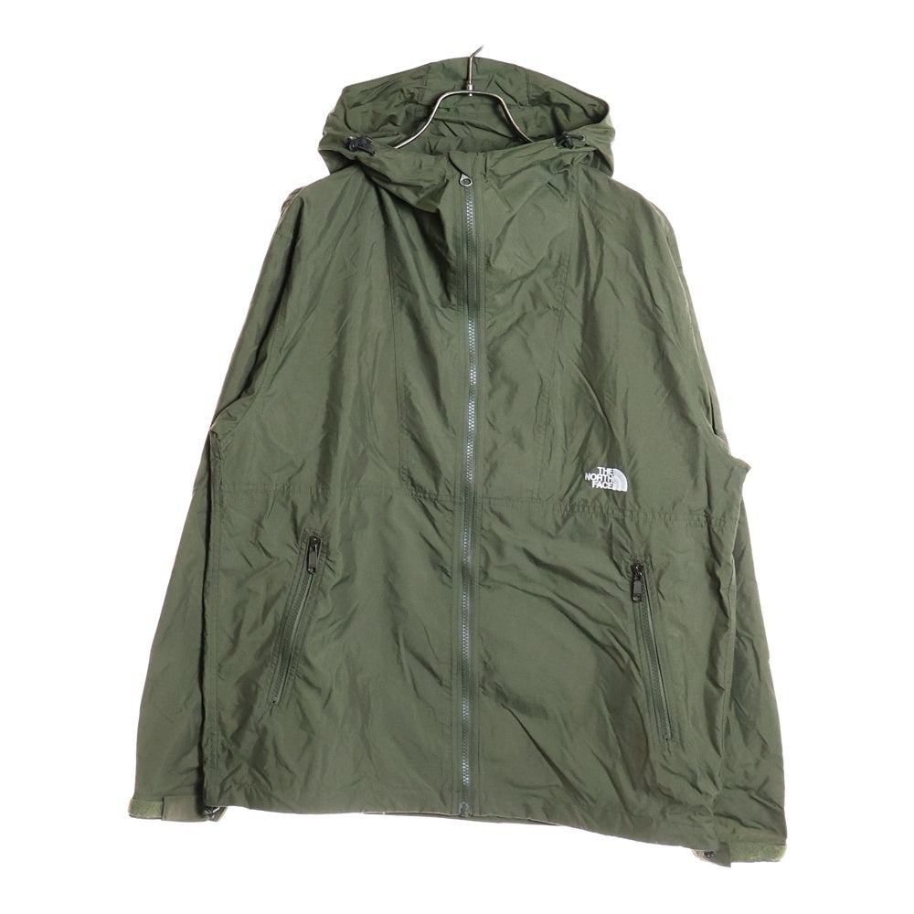THE NORTH FACE(ザノースフェイス) COMPACT JACKET ロゴエンブロイダリー コンパクトジャケット カーキ NP72230