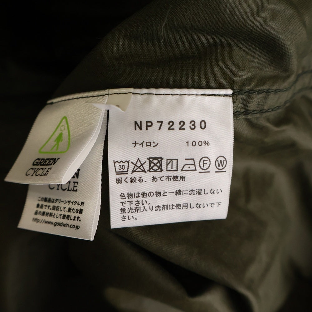 THE NORTH FACE(ザノースフェイス) COMPACT JACKET ロゴエンブロイダリー コンパクトジャケット カーキ NP72230