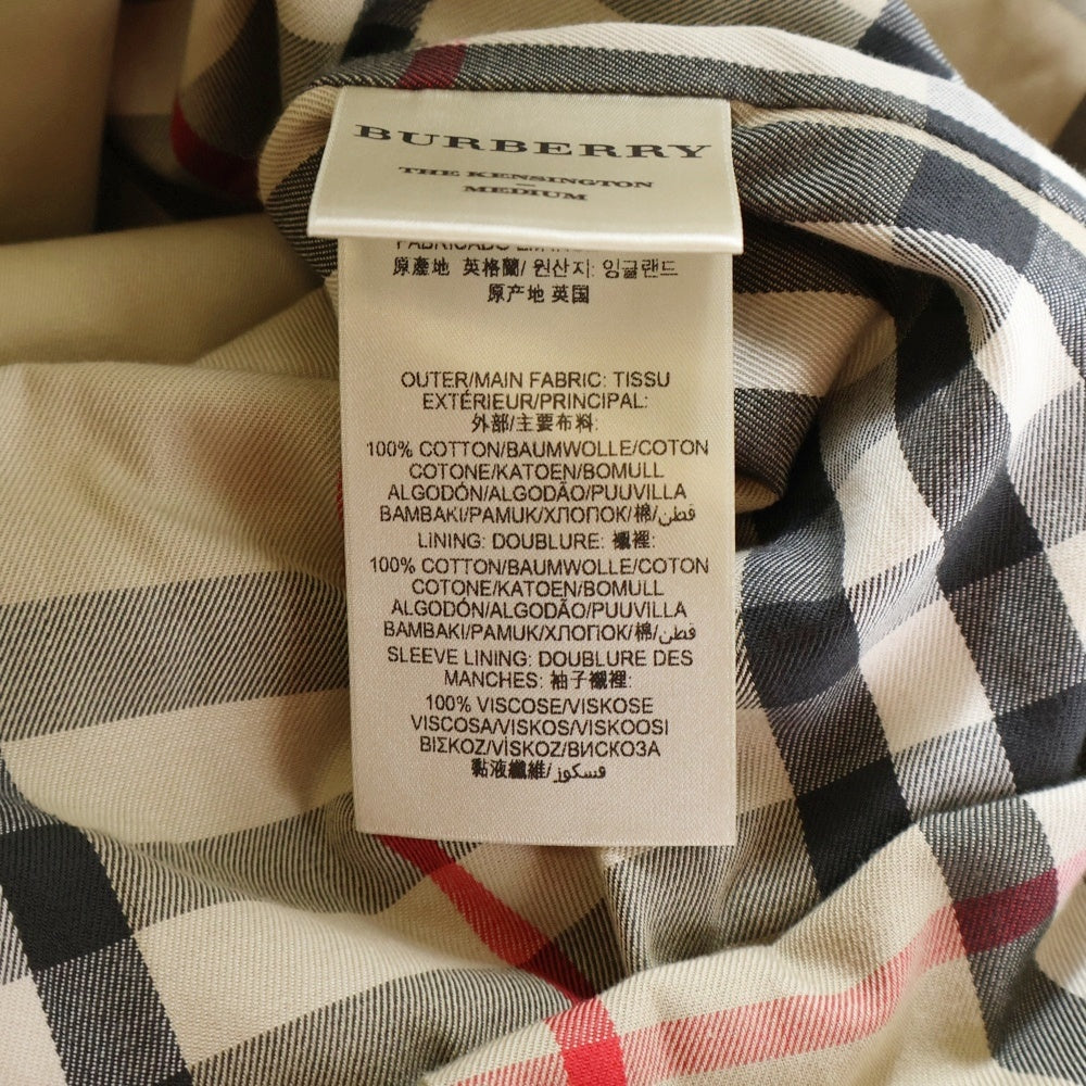 BURBERRY PRORSUM(バーバリー プローサム) KENSINGTON ケンジントン ベルテッド ダブル トレンチコート ジャケット ベージュ 3900461 レディース