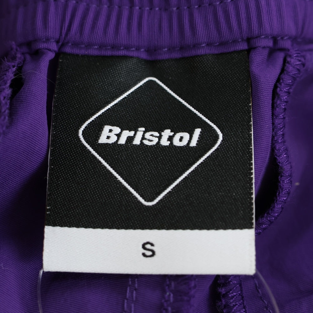 F.C.R.B./F.C.Real Bristol/FCRB(エフシーアールビー/エフシーレアルブリストル) 20SS NYLON EASY LONG PANTS ワンポイントロゴワッペン ナイロンイージーロングパンツ パープル FCRB-200053