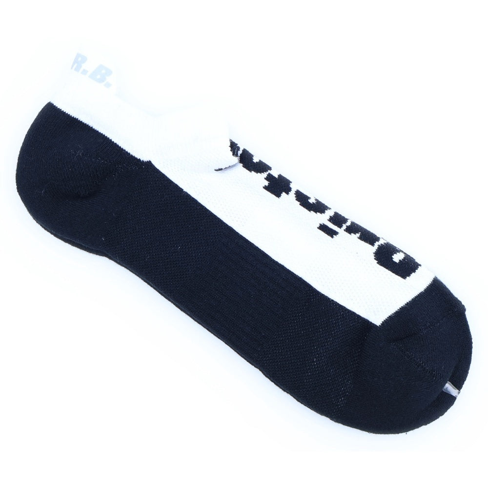 F.C.R.B./F.C.Real Bristol/FCRB(エフシーアールビー/エフシーレアルブリストル) 22AW FCRB ANKLE SOCKS ロゴプリント アンクルソックス ホワイト/ブラック FCRB-222084