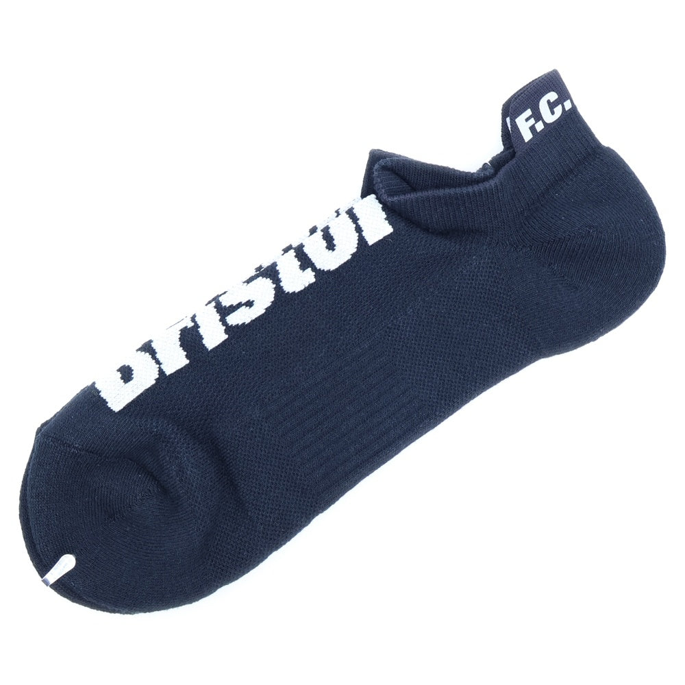 F.C.R.B./F.C.Real Bristol/FCRB(エフシーアールビー/エフシーレアルブリストル) 22AW FCRB ANKLE SOCKS ロゴプリント アンクルソックス ブラック FCRB-222084
