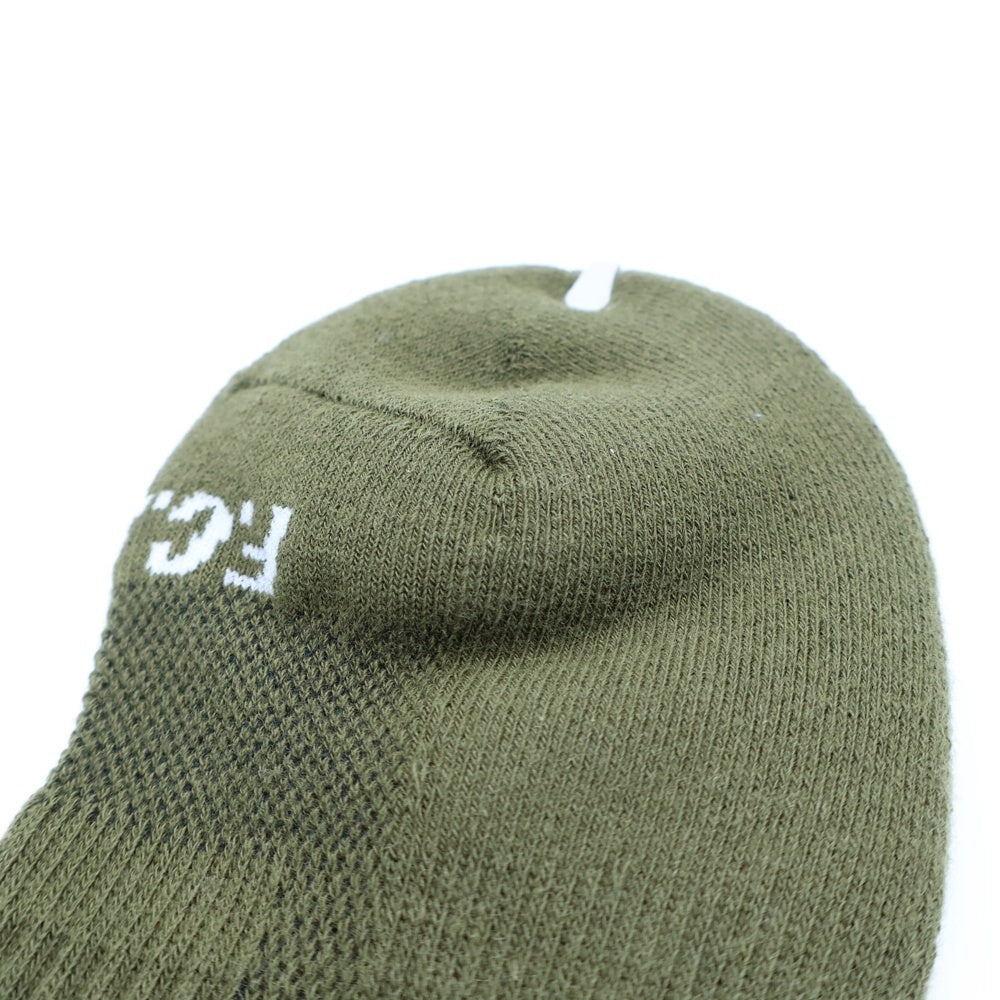 F.C.R.B./F.C.Real Bristol/FCRB(エフシーアールビー/エフシーレアルブリストル) 24SS LOGO REGULAR SOCKS ロゴプリント レギュラーソックス カーキ FCRB-240096
