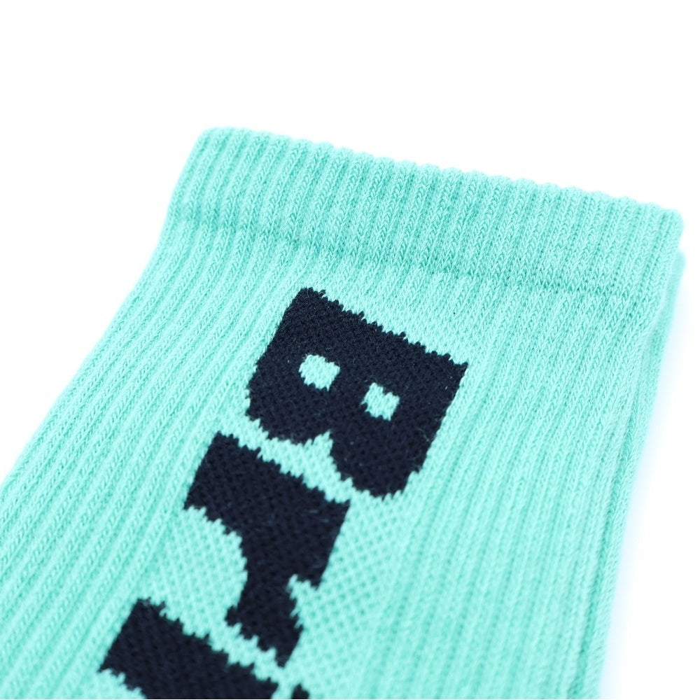F.C.R.B./F.C.Real Bristol/FCRB(エフシーアールビー/エフシーレアルブリストル) 24SS LOGO REGULAR SOCKS ロゴプリント レギュラーソックス ライトブルー FCRB-240096