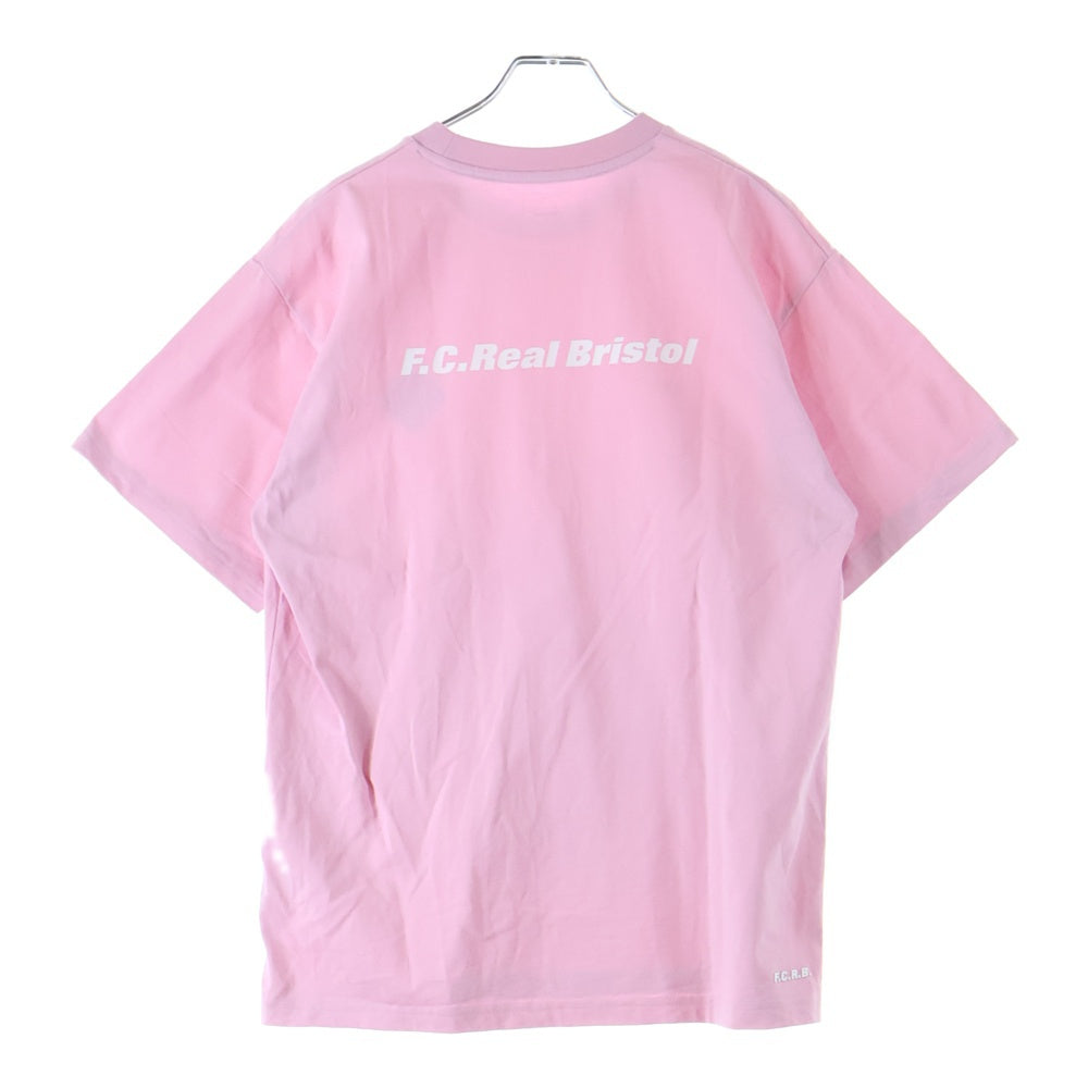 F.C.R.B./F.C.Real Bristol/FCRB(エフシーアールビー/エフシーレアルブリストル) 25AW AUTHENTIC LOGO S/S TEE オーセンティック 両面ロゴプリント 半袖Tシャツ カットソー ピンク FCRB-252144