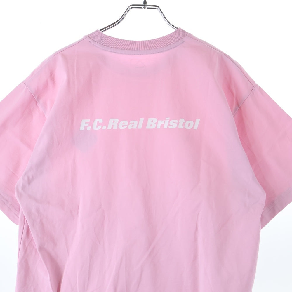 F.C.R.B./F.C.Real Bristol/FCRB(エフシーアールビー/エフシーレアルブリストル) 25AW AUTHENTIC LOGO S/S TEE オーセンティック 両面ロゴプリント 半袖Tシャツ カットソー ピンク FCRB-252144