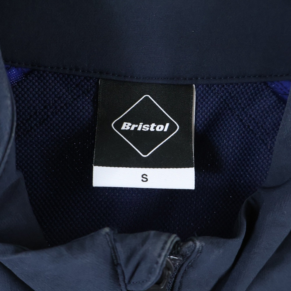 F.C.R.B./F.C.Real Bristol/FCRB(エフシーアールビー/エフシーレアルブリストル) 24SS TEAM TRACK JACKET チーム ナイロントラックジャケット ネイビー FCRB-240019