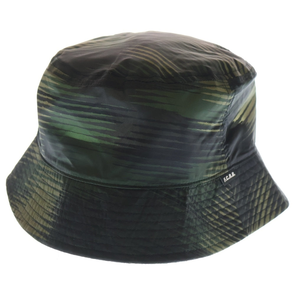 F.C.R.B./F.C.Real Bristol/FCRB(エフシーアールビー/エフシーレアルブリストル) 25SS SPEED CAMO HAT スピードカモハット ウッドランド柄 ナイロンバケットハット 帽子 カーキ/ブラック FCRB-250029