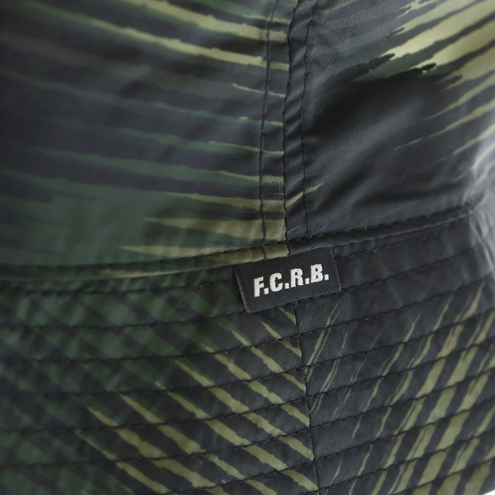 F.C.R.B./F.C.Real Bristol/FCRB(エフシーアールビー/エフシーレアルブリストル) 25SS SPEED CAMO HAT スピードカモハット ウッドランド柄 ナイロンバケットハット 帽子 カーキ/ブラック FCRB-250029