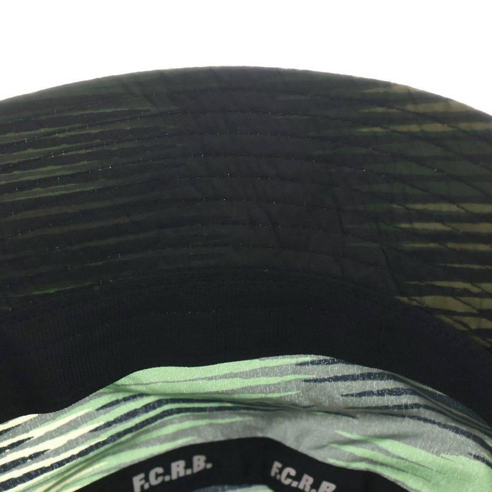 F.C.R.B./F.C.Real Bristol/FCRB(エフシーアールビー/エフシーレアルブリストル) 25SS SPEED CAMO HAT スピードカモハット ウッドランド柄 ナイロンバケットハット 帽子 カーキ/ブラック FCRB-250029