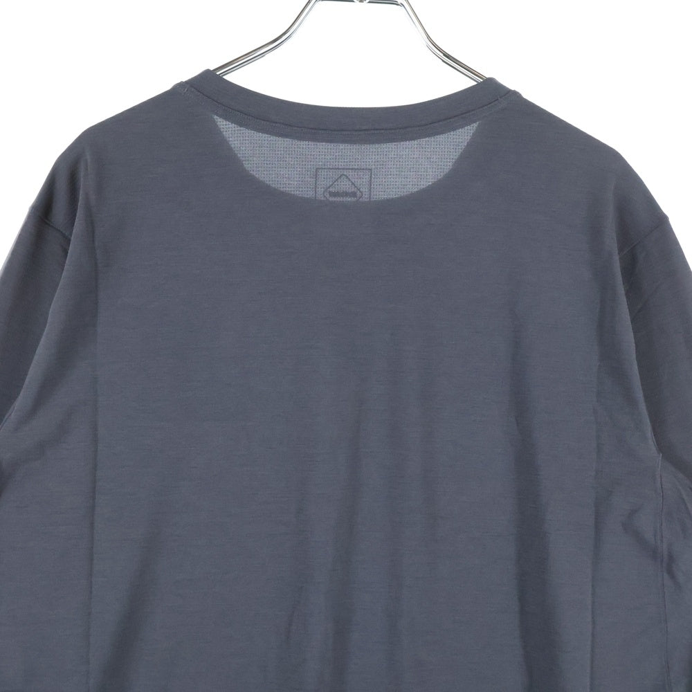 F.C.R.B./F.C.Real Bristol/FCRB(エフシーアールビー/エフシーレアルブリストル) 25SS TECH L/S TRAIL TOP テック 長袖カットソー Tシャツ グレー FCRB-250054
