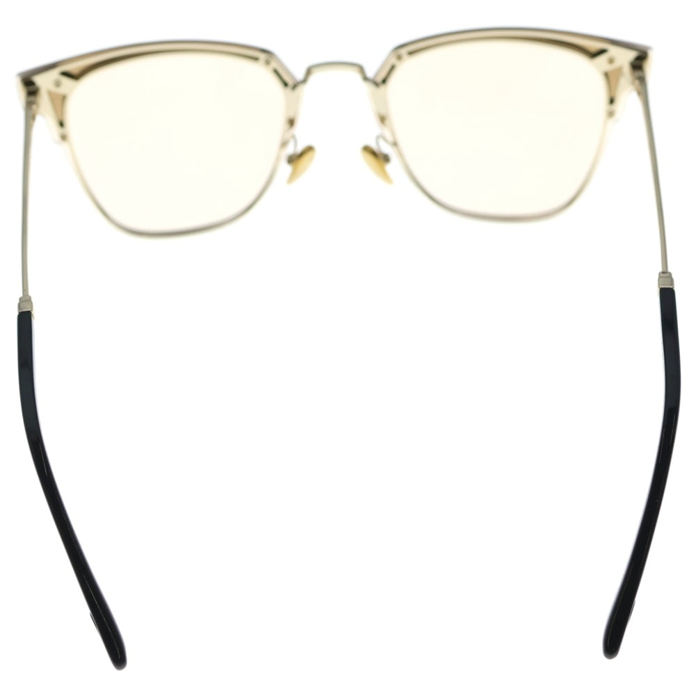 A BATHING APE(アベイシングエイプ) ウェリントン型 メタルフレーム サングラス 眼鏡 アイウェア ゴールド/ブラック BA13019