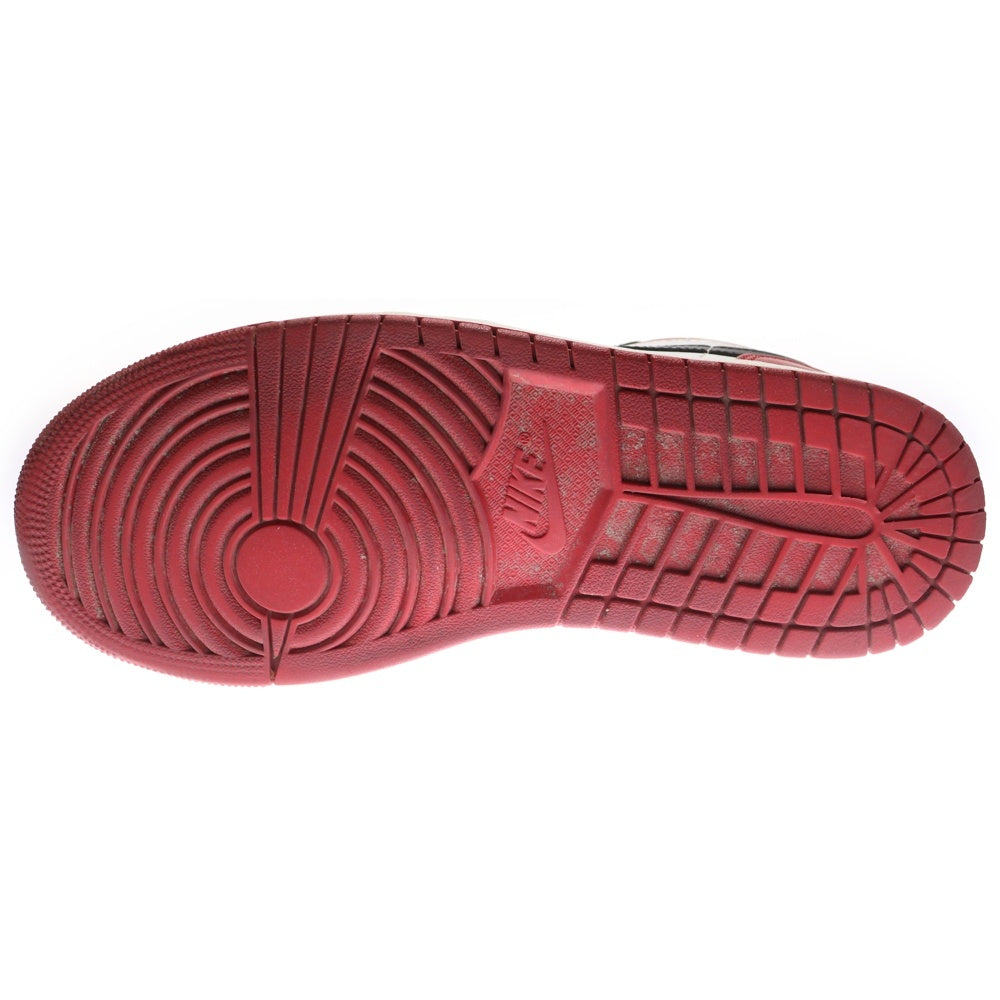 NIKE(ナイキ) AIR JORDAN 1 LOW BRED TOE エアジョーダン ブレッドトゥ つま黒 ローカットスニーカー ブラック/レッド US9.5/27.5cm 553558‐612