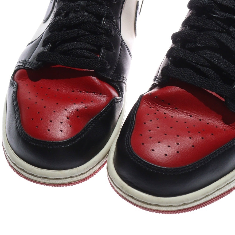 NIKE(ナイキ) AIR JORDAN 1 LOW BRED TOE エアジョーダン ブレッドトゥ