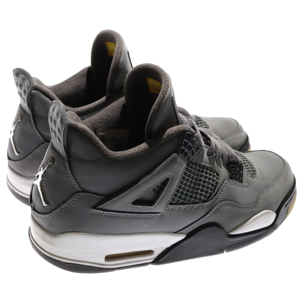 NIKE(ナイキ) AIR JORDAN 4 RETRO COOL GREY エアジョーダン4 レトロ クール グレー ハイカットスニーカー グレー US9.5/27.5cm 308497-007