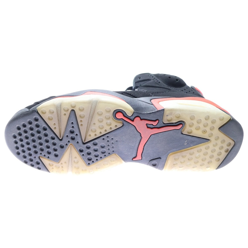 NIKE(ナイキ) AIR JORDAN 6 RETRO OG BLACK INFRARED エアジョーダン レトロ インフラレッド ハイカットスニーカー ブラック US9.5/27.5cm 384664-060