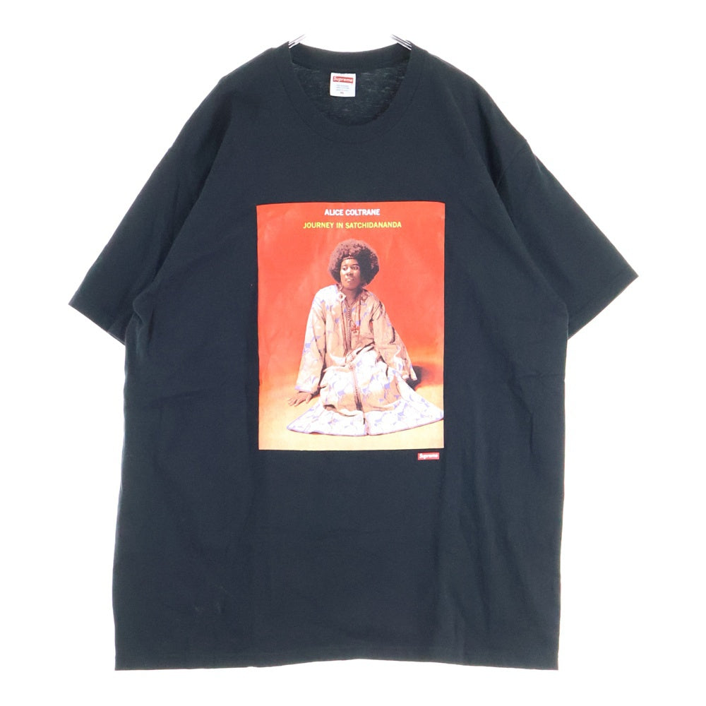 SUPREME(シュプリーム) 24SS ×Alice Coltrane Satchidananda Tee アリス コルトレーン サッチダーナンダ 半袖Tシャツ カットソー ブラック