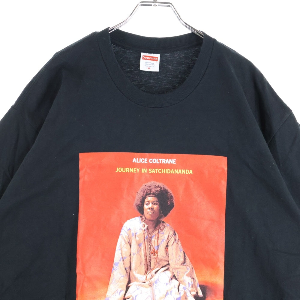 SUPREME(シュプリーム) 24SS ×Alice Coltrane Satchidananda Tee アリス コルトレーン サッチダーナンダ 半袖Tシャツ カットソー ブラック