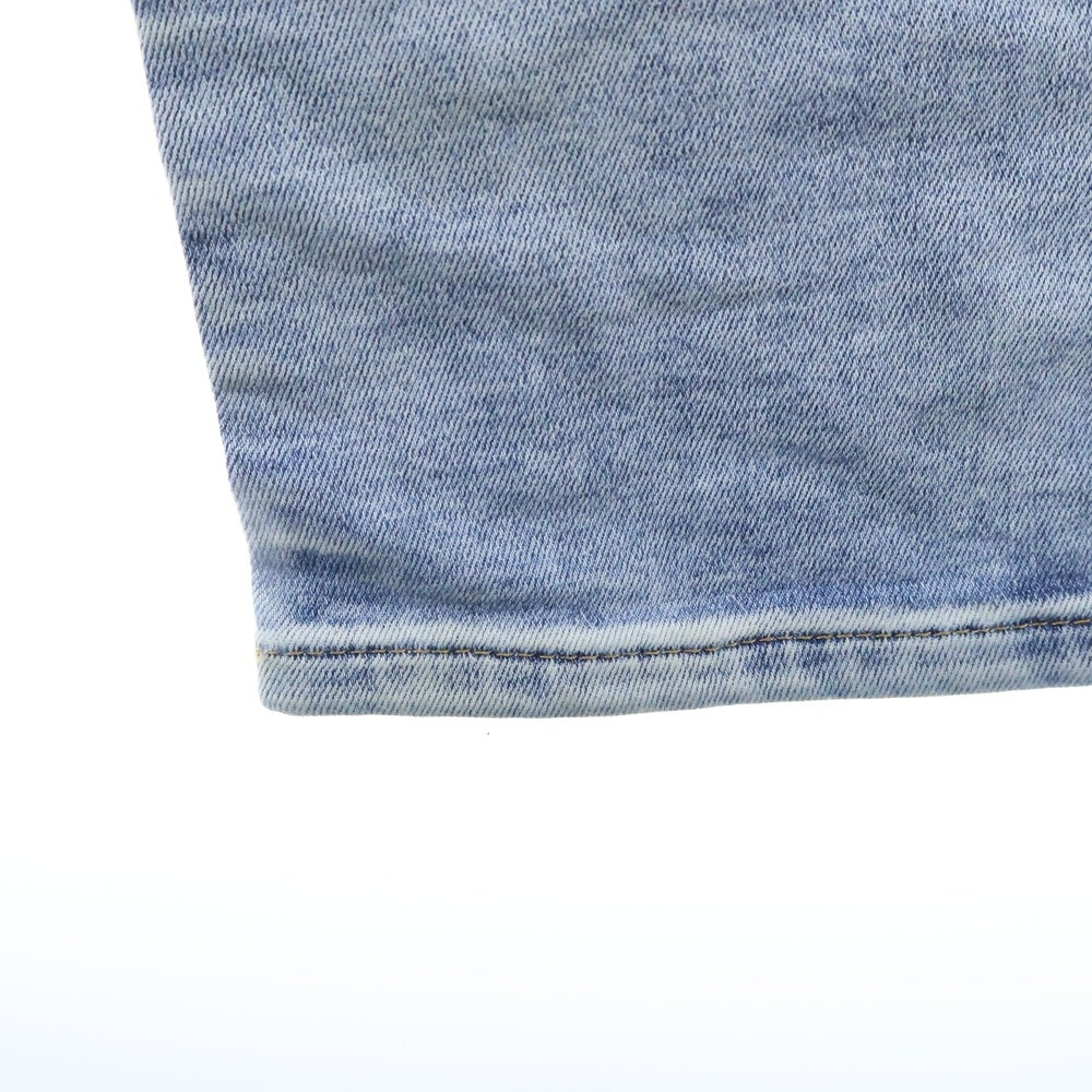 DIESEL(ディーゼル) D-REEFT-Y-T ダメージ加工 スリムフィット ストレッチ スキニーデニムパンツ インディゴ A01458