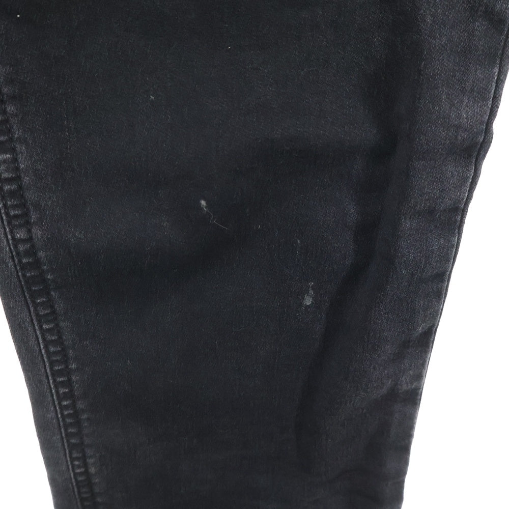 DIESEL(ディーゼル) KROOLEY CB-NE ヴィンテージ加工 ドローコード ストレッチ デニムパンツ ブラック 069DT