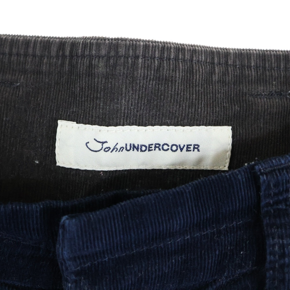 John UNDERCOVER(ジョン アンダーカバー) コーデュロイ ジョッパーズ クロップドパンツ ネイビー JUL4502-1