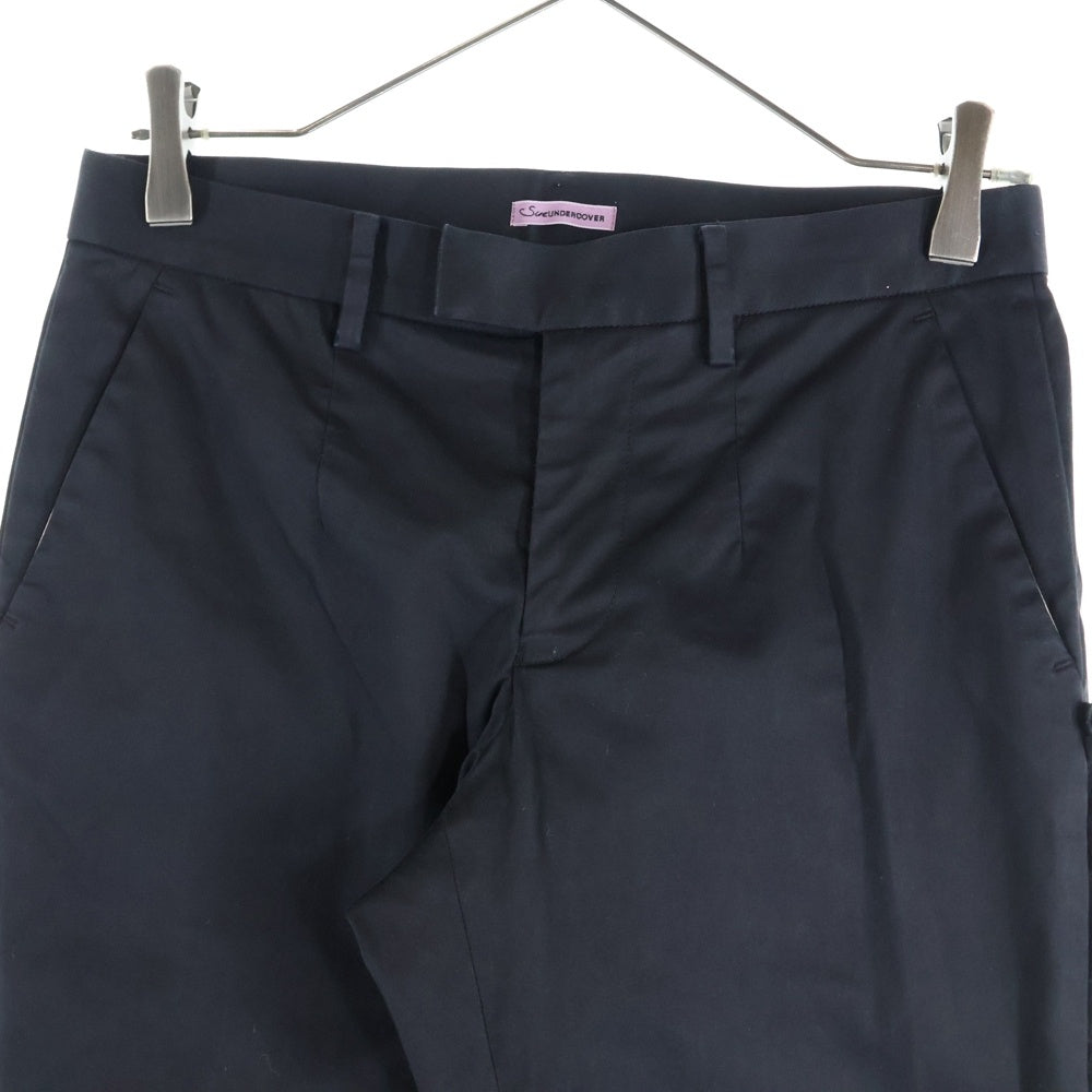 SueUNDERCOVER(スーアンダーカバー) サイドフリルデザイン コットン パンツ レディース ブラック SUM1502