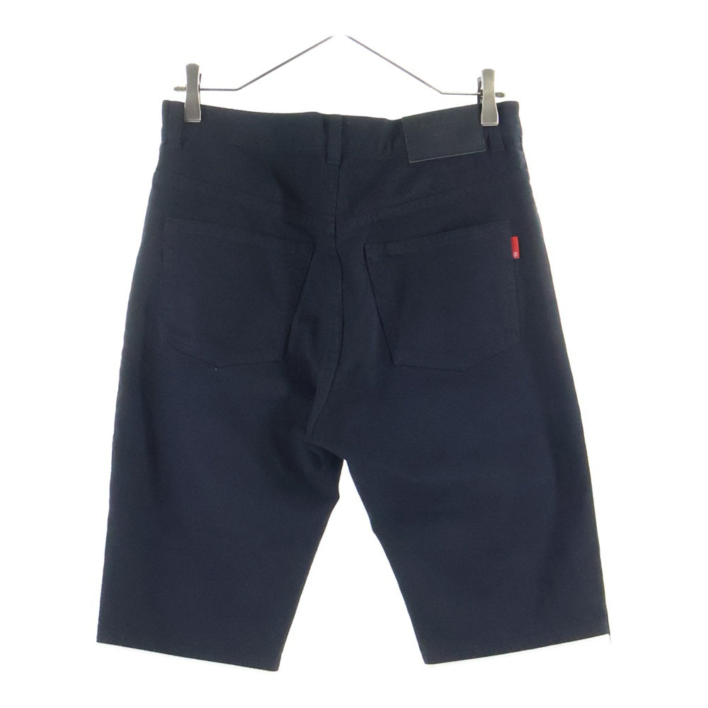 UNDERCOVER(アンダーカバー) サテンレース切替 ジップフライ デニムパンツ ブラック UCU1508-2