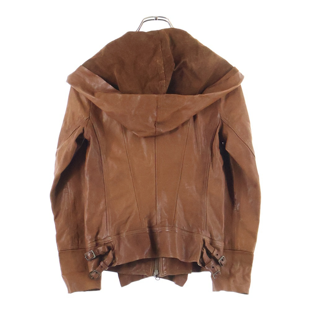 SHARE SPIRIT(シェアスピリット) シープレザー フーデッド ジップ