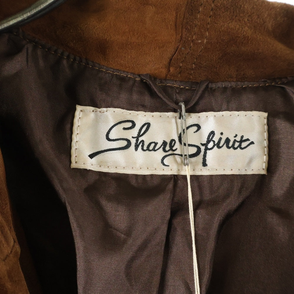 SHARE SPIRIT(シェアスピリット) シープレザー フーデッド ジップ