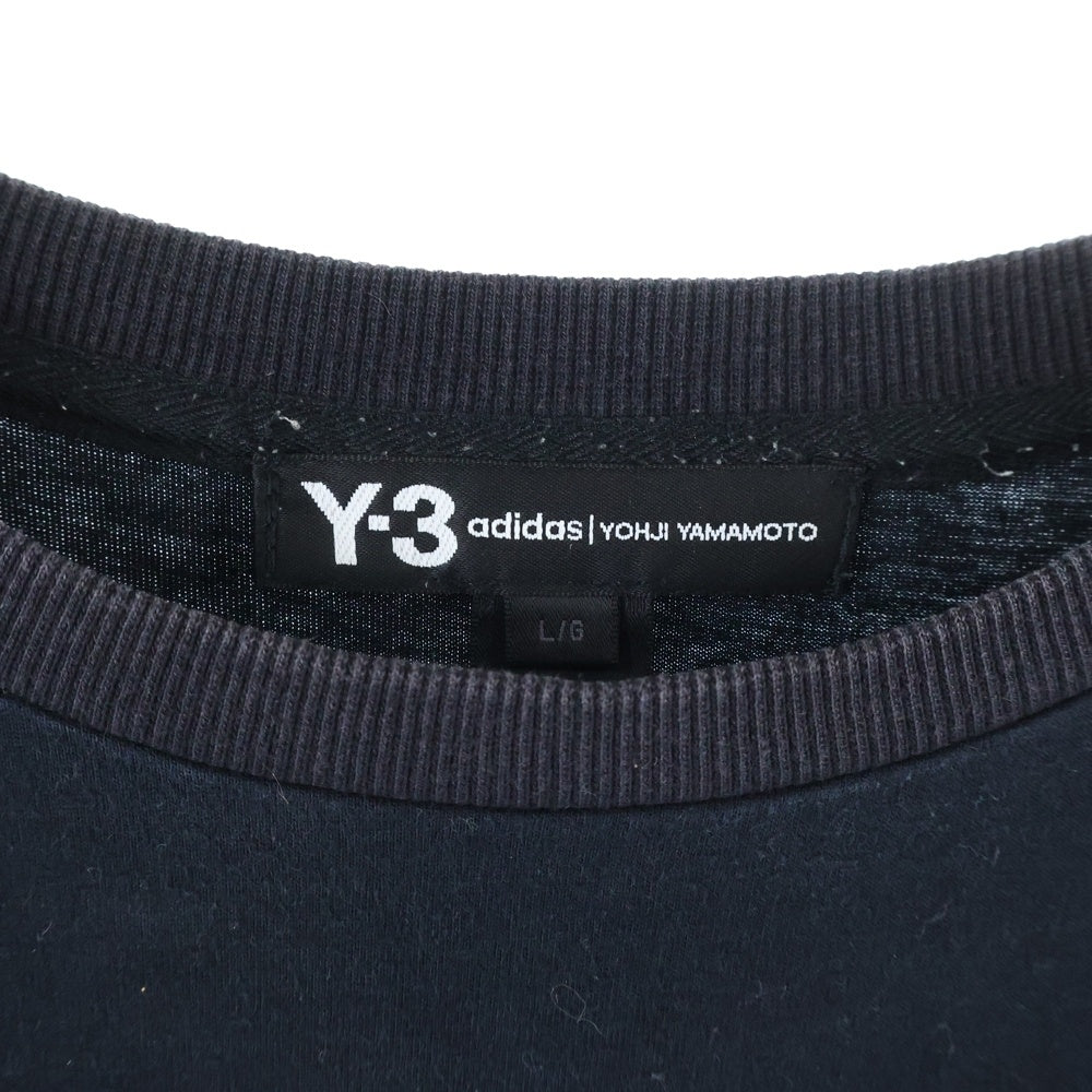 Y-3(ワイスリー) 19SS SKULL TEE スカル刺繍 クルーネック半袖Tシャツ カットソー ブラック EH5756 1AX001