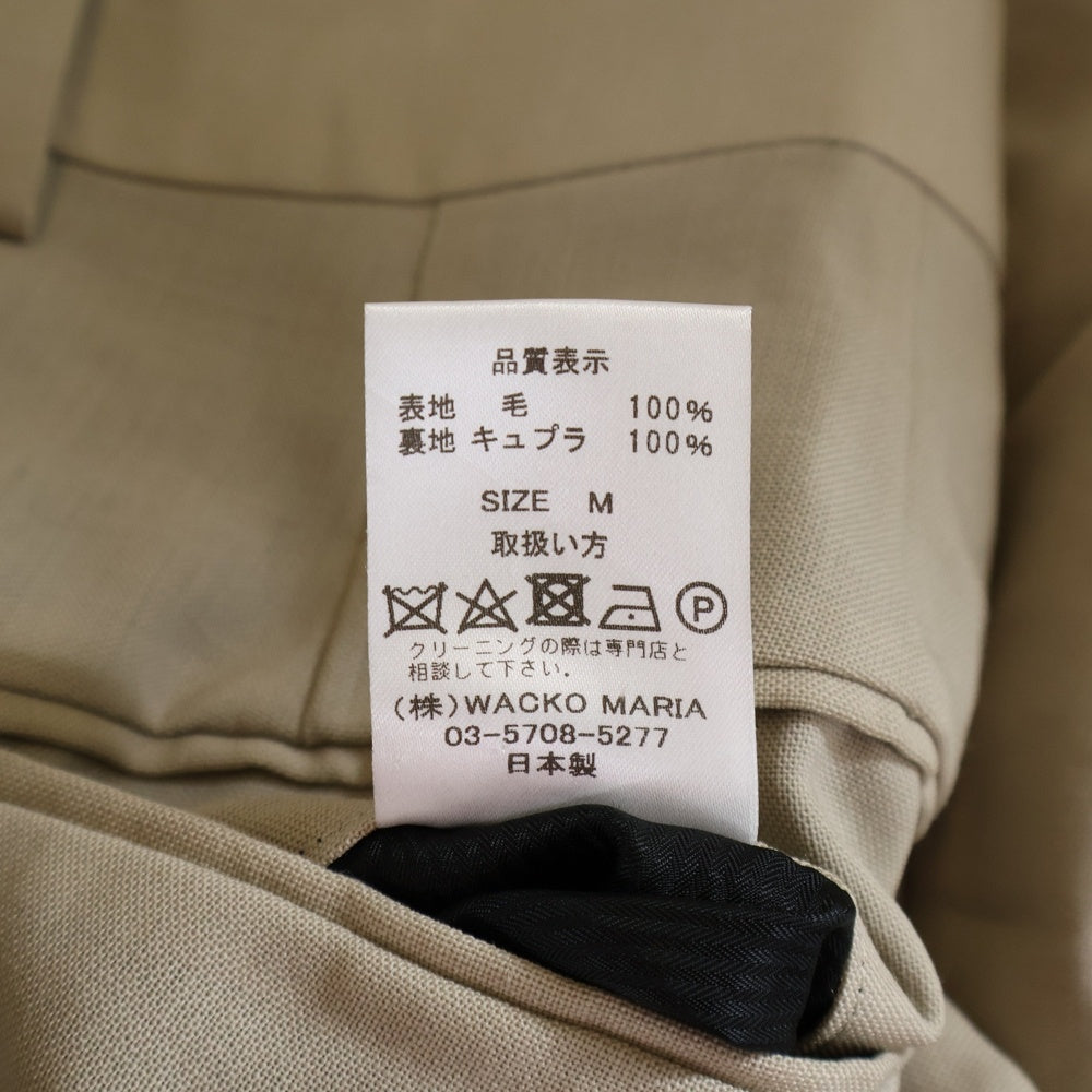WACKO MARIA(ワコマリア) DORMEUIL PLEATED TROUSERS TYPE-2 ドーメル
