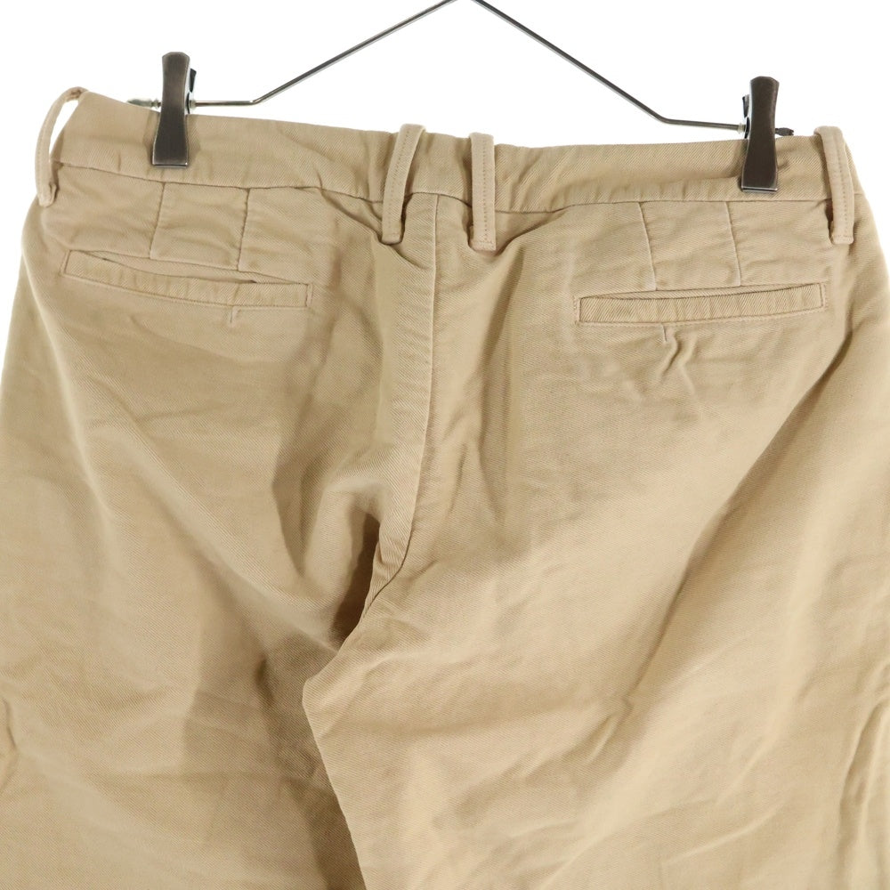 NO BRAND(ノーブランド) R by 45RPM (アールバイフォーティーアールピーエム) コットン ストレートワイドパンツ レディース ベージュ