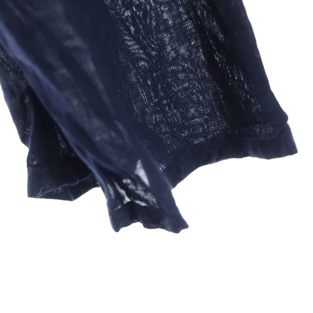 NO BRAND(ノーブランド) R by 45RPM (アールバイフォーティーアールピーエム) コットン ロングスリーブワンピース ドレス レディース ネイビー