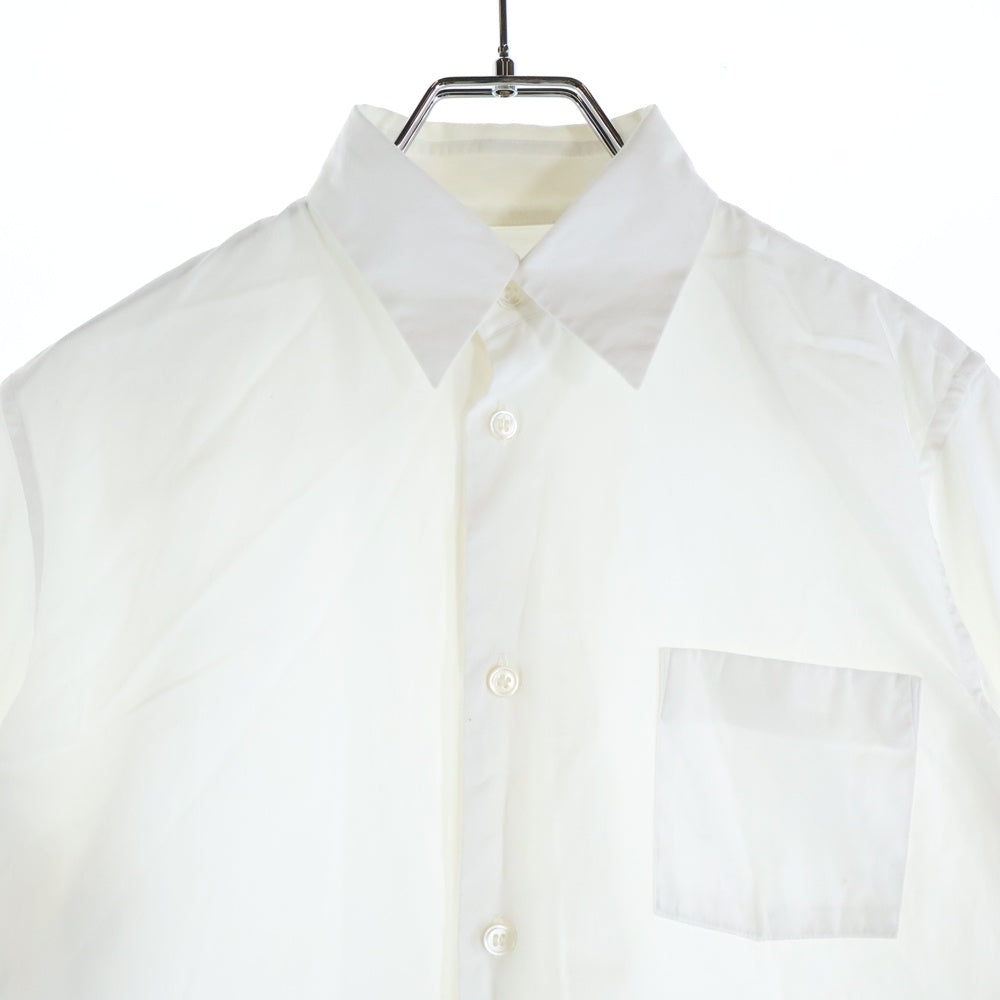 tricot COMME des GARCONS(トリコ コム デ ギャルソン) 07AW AD2007 フリル袖 ハーフスリーブ コットンシャツ レディース ホワイト TT-B007