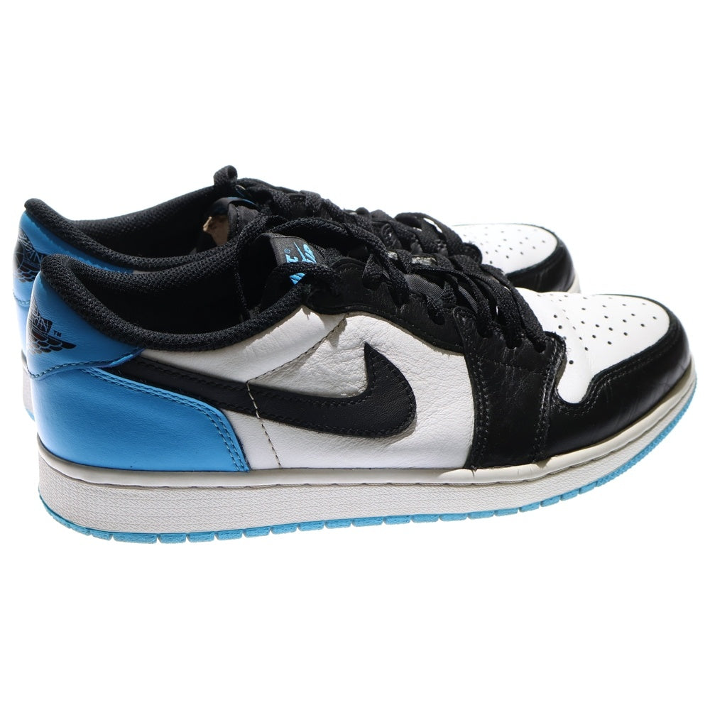 NIKE(ナイキ) AIR JORDAN 1 LOW OG BLACK POWDER BLUE UNC ブラック アンド ダークパウダー ユニバーシティーブルー エアジョーダン1 ローカットスニーカー CZ0790-104