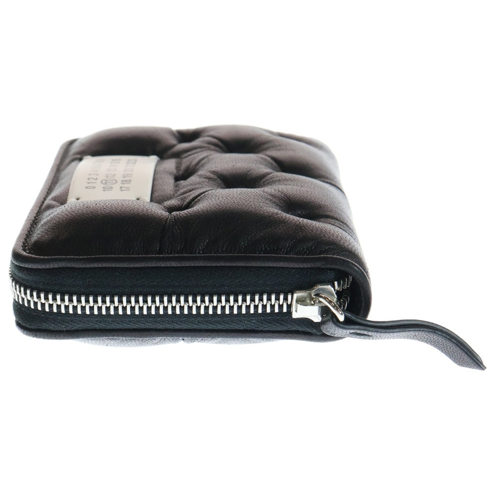 Maison Margiela 11(メゾンマルジェラ11) グラムスラム レザー コインカードケース ラウンドウォレット 財布 ブラック SA1UI0032