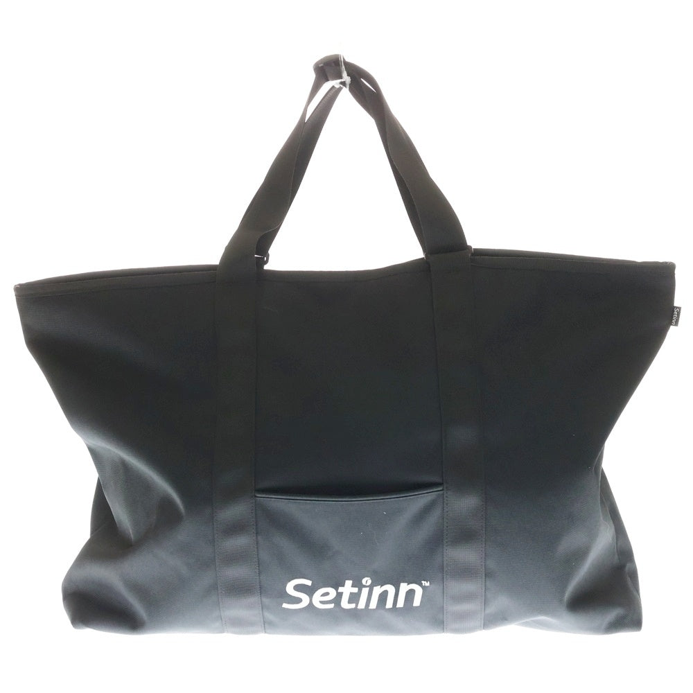 Setinn(セットイン) TRAINING TOTE ロゴ刺繍 ナイロン トレーニング トートバッグ ブラック 86-61-0170-428