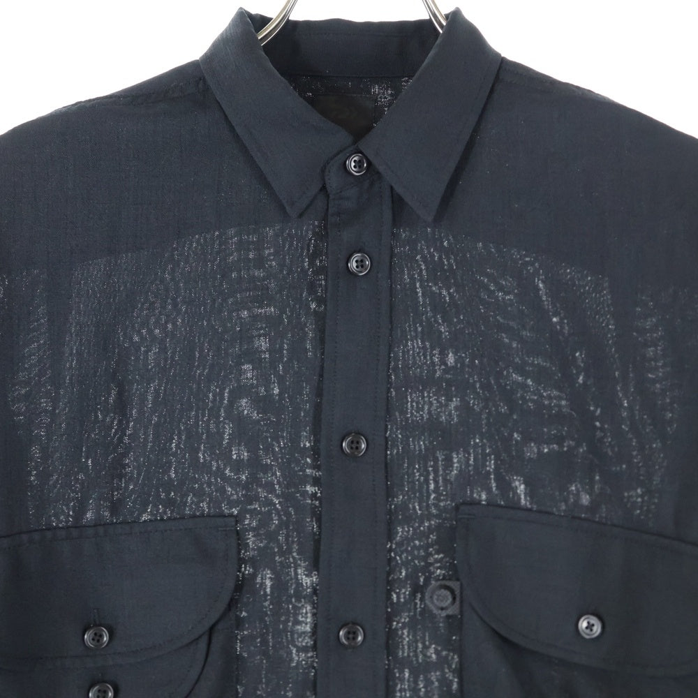 DAIWA PIER39(ダイワ ピアサーティナイン) TECH BOMBAY SAFARI SHIRTS テック ボンベイ サファリ 長袖シャツ ブラック BE-80122